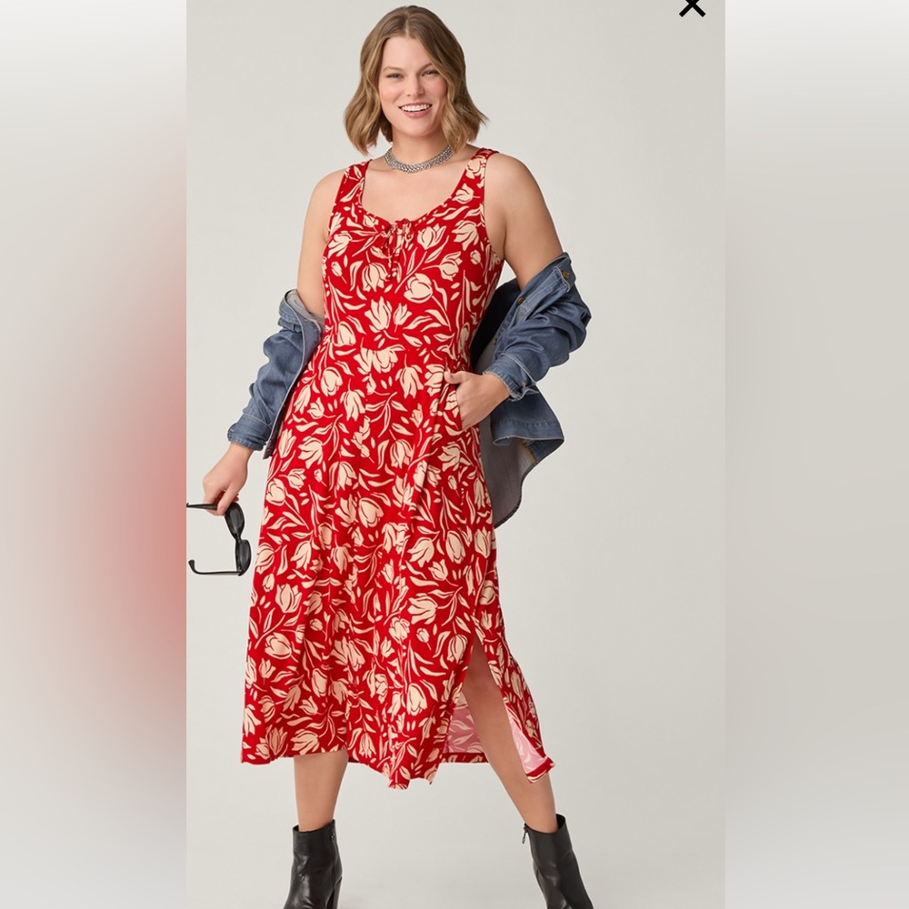 Cabi tearoom dress L NEW